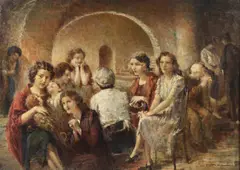 Angelo Brando, Nel rifugio