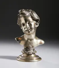 Vincenzo Gemito, Testa di fanciullo, sculpture