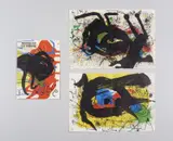 Da Derriere Le Miroir n.293: Sobretexim I; L'ecriture by Joan Miró, print (other), sold Dec 2023