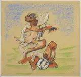 Roberto Sebastián Antonio Matta, Dalla serie Musik foot, print (other)
