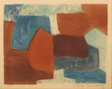 Serge Poliakoff, Composition Rouge et Bleu n. XXXVI