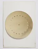 Disco spaziale (oro) by Lucio Fontana, print (other), sold Dec 2023