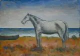 Carlo Carrà, CAVALLO (CAVALLO SULLA SPIAGGIA)