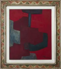 Serge Poliakoff, COMPOSITION ROUGE, BLEU ET VERT