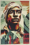 I am a man by Shepard Fairey, print (other), sold Jul 2023