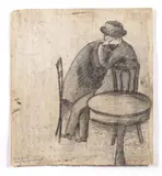 Studio per "Nostalgie" by Ottone Rosai, sold Jul 2023