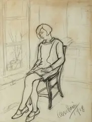 Arturo Cavicchini, Donna seduta,