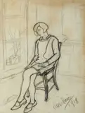 Arturo Cavicchini, Donna seduta,