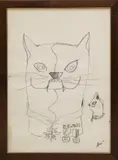 Gatto guerrirero by Enrico Baj, sold Jul 2023