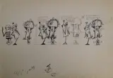 Dalla serie sketches dei Posteros by Lodolo Film, sold Jul 2023