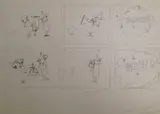 Dalla serie sketches dei Posteros by Lodolo Film, sold Jul 2023