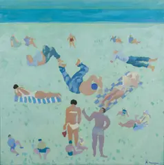 Attilio Mangini, Spiaggia in Liguria