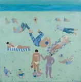 Attilio Mangini, Spiaggia in Liguria