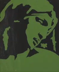 Tano Festa, Senza titolo, 1978, pittura industriale and tempera on canvas