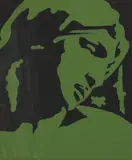 Senza titolo by Tano Festa, 1978, pittura industriale and tempera on canvas, sold Jul 2023