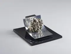 Portrait de Michèle by Miguel Ortiz Berrocal, sculpture, sold Jul 2023
