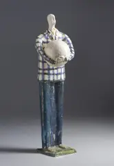Paolo Staccioli, Uomo con palla, sculpture