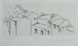 Carlo Carrà, Case a Belgirate, print (other)