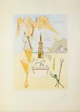 Dalla cartella: Hommage à Leonardo da Vinci (Great American Inventions) by Salvador Dalí, print (other), sold Oct 2023