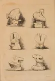 Henry Moore, Six sculptures motives, print (other)