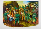 Renato Guttuso, Dalla cartella Gott Mit Uns, print (other)