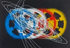 Roberto Crippa, Senza titolo, 1951, Sul verso: firma