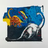 Innocenza figurata by Mario Schifano, print (other), sold Oct 2023