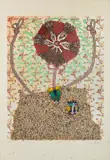 Marceline Desbordes-Valmore by Enrico Baj, print (other), sold Oct 2023
