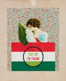 Enrico Baj, Kiss me-I'm Italian, print (other)