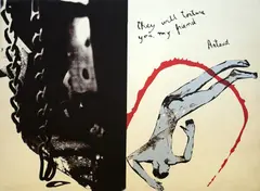The Will Torture You, My Friend from Conspiracy: The Artist as Witness by Nancy Spero - Leon Golub, print (other), sold Oct 2023