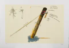 Fabrizio Plessi, Waterfire, print (other)
