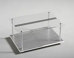 Permutation by Jesús Rafael Soto, 1955-1978, Pleksiglass og aluminium, sold Oct 2023