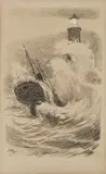 Achille Beltrame, Piroscafo alla deriva
