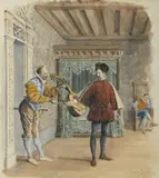 Maurice Leloir, Scena de La Dama di Monsoreau di Alexandre Dumas