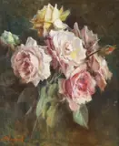 Licinio Barzanti, Natura morta di rose