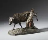Charles Valton, Contadina con mucca