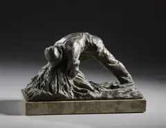 Eduardo Cammilli, Raccoglitore di fieno, sculpture