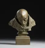 Achille D’Orsi, Volto di anziano, sculpture