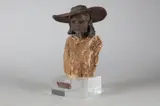 Lino Sanzeni, Donna con cappello, sculpture