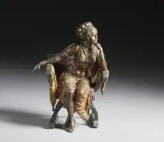 Nam Greb, Donna orientale seduta, sculpture