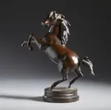 Ferdinando de Luca, Cavallo rampante, sculpture