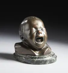 Da un modello di. Il primo vagito by Bernardo Balestrieri, sculpture, sold Apr 2023