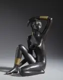 Leopold Anzengruber, Donna africana, sculpture