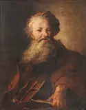 Seguace di. Ritratto di uomo con barba, probabilmente un rabbino by Rembrandt Harmensz van Rijn, sold Dec 2023