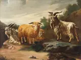 Paesaggio con armenti by Philipp Peter Roos Detto Rosa Da Tivoli, sold Dec 2023