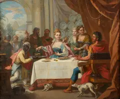 Girolamo Brusaferro, Banchetto di Antonio e Cleopatra