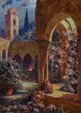 Achille Beltrame, Chiostro di San Giovanni degli Eremiti di Palermo