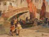 Angelo Brombo, Sulla Riva