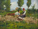 Giuliano Amadori, Idillio montanino (Bozzetto dal vero)