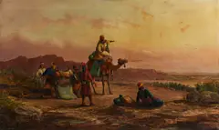 Howard M. Hunt, Pilgrims halting near Cairo